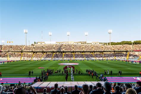 First league game at Estadi Olímpic Lluís Companys