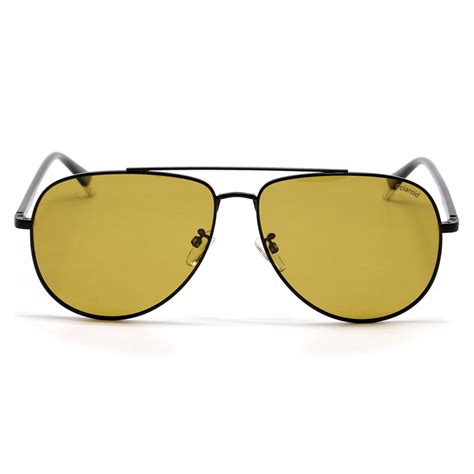 Ochelari De Soare Pentru Condus Polaroid Aviator Blackyellow Polarized