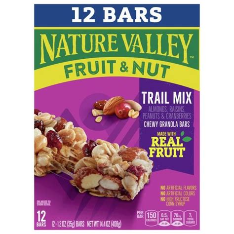 Nature Valley Granola Bars Fruit Nut Chewy Trail Mix Publix