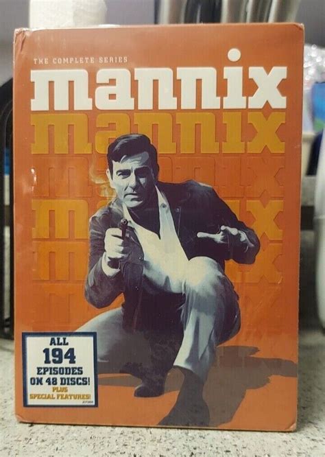 Mannix The Complete Series New Dvd Boxed Set Full Frame Mono Sound