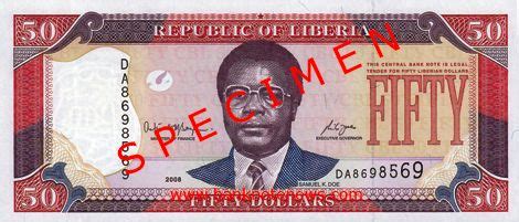 Liberia New Date And Dollar Notes Confirmed Banknote News