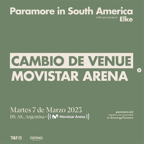 Recitales Argentina On Twitter CAMBIO DE VENUE El Show De