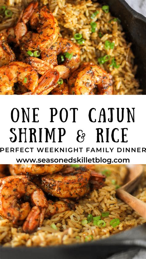 Easy One Pot Cajun Shrimp And Rice Recipe Shrimp Recipes Easy