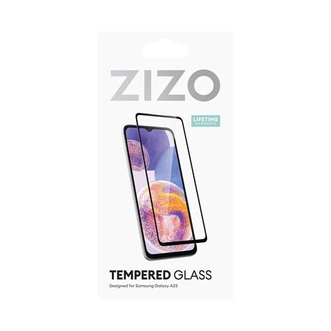 Samsung Galaxy A G Zizo Tempered Glass Screen Protector Black