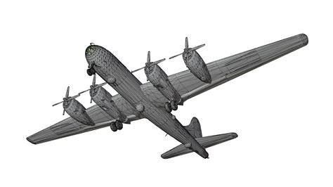 B-29 Superfortress Bomber 3D Model - TurboSquid 2130962