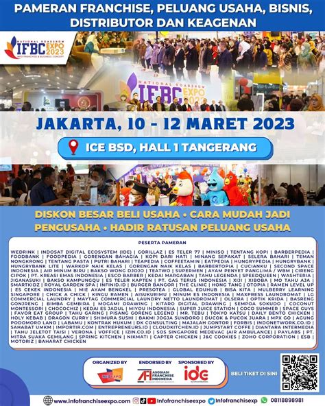 Pameran Franchise 2023 Jadwal Event Info Pameran Acara And Promo Terbaru