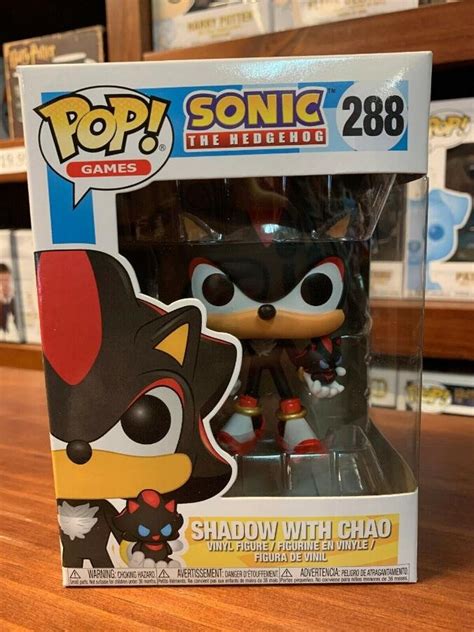 Funko Pop Sonic The Hedgehog Shadow With Chao 288 Vaulted Retired