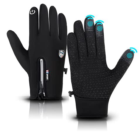 Xl Winter Gloves Touchscreen Thermal Anti Slip Waterproof