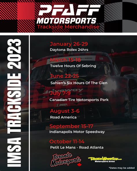 Pfaffmotorsports On Twitter Mark Your Calendars If Youre Attending