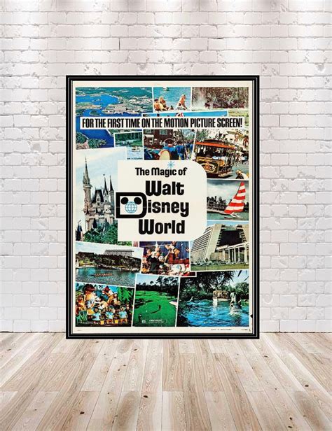 Walt Disney World Poster Vintage Disney Poster The Magic of Disney ...