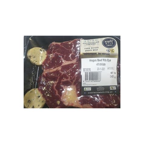 Buy Eight Mile Beef Rib Eye Steak With Truffle Coles