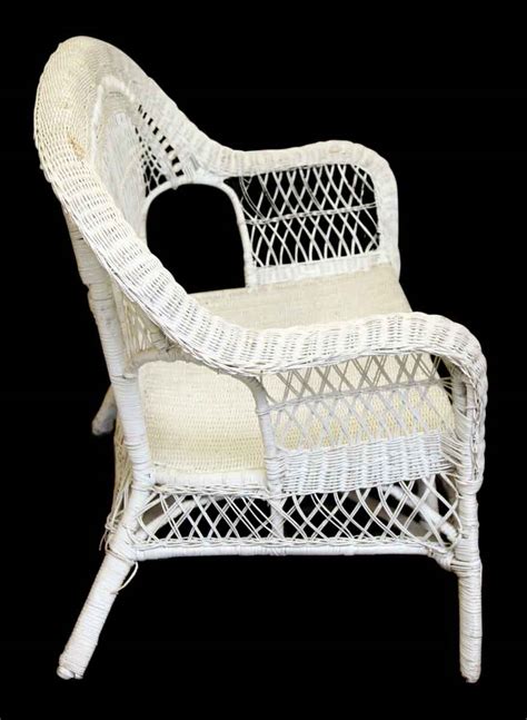 Antique Wicker Settee Olde Good Things