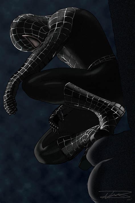 Symbiote Spiderman by reapergt on DeviantArt