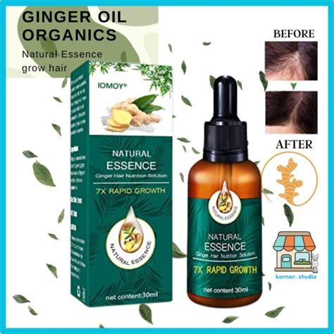 Ginger Hair Growth Essential Oil Rapid Hair Growth Serum Anti Hair Loss