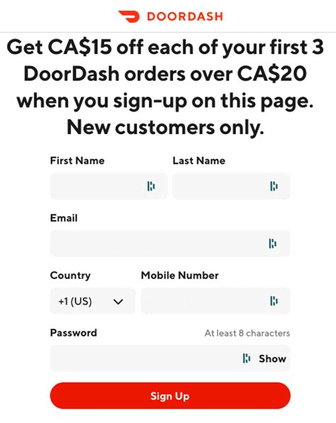 $6 Off DoorDash Canada Promo Codes & Deals - March 2024