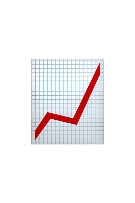 The Emoji 📈 Chart Increasing Depicts A Line Graph With An Upward Trend