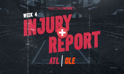 Falcons Week 4 Injury Report Patterson Questionable Vs Browns