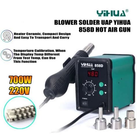 Jual Blower Yihua Hotair Yihua Solder Uap Digital Yihua 858D Original