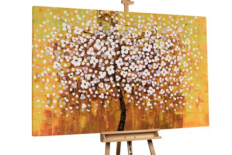 Xxl Oil Painting Abstract Tree Kunstloft