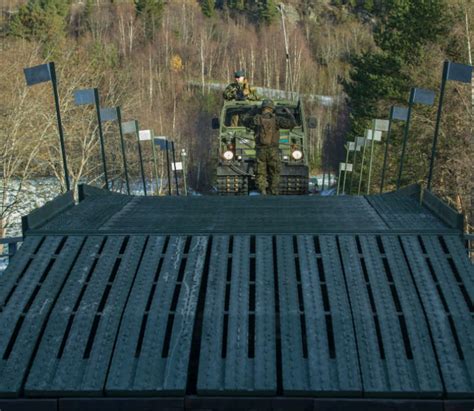 Wfels Bridges Deployed During Nato Exercise Trident Juncture Army