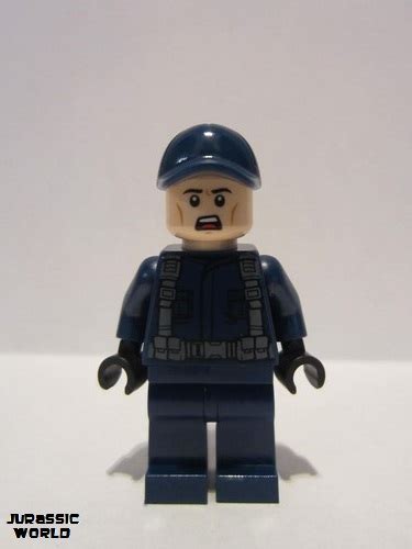 Lego Minifigs Jurassic World Jw037 Guard Minifig Picturesbe