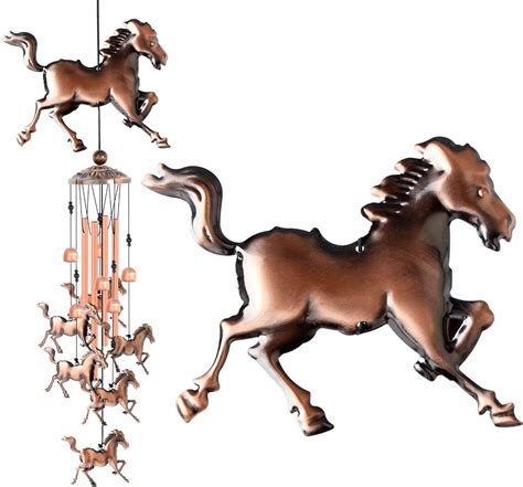 Copper Horse Wind Chimes Horse T Wind Chime Women