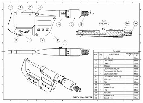 Digital Micrometer | CGTrader