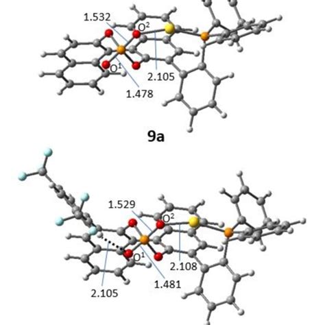 Structure Of Active Catalysts 9a And 9b Bond Lengths In Å Download Scientific Diagram