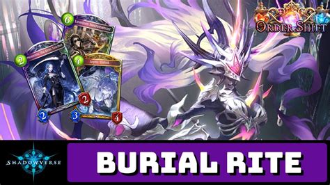 Shadowverse Burial Rite Shadowcraft Order Shift Rotation YouTube