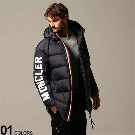 モンクレール メンズ ダウンジャケット MONCLER ロゴ 袖プリント フード パーカー MONCENISIO モンチェニージオ ブランド