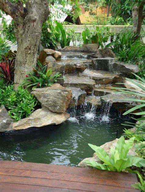 40 Lovely Backyard Ponds Water Garden Landscaping Ideas Page 35 Of 45