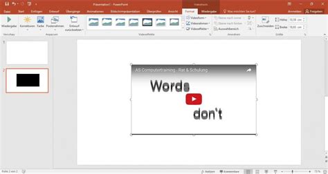 Videos In Powerpoint Einf Gen Eine Anleitung As Computertraining