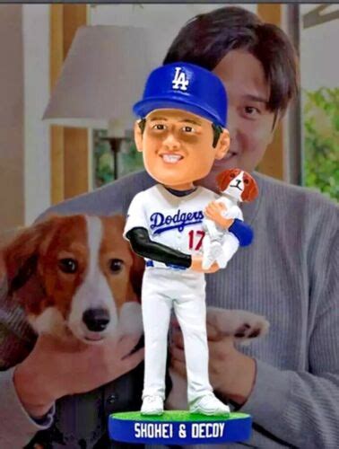 Shohei Ohtani And Decoy Dodgers Bobblehead Sga New In Box Ebay