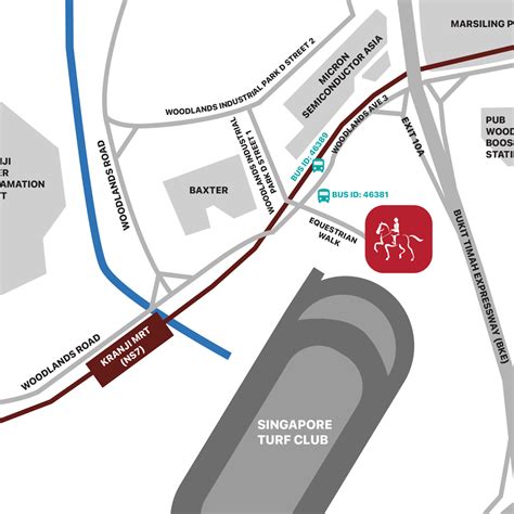 Singapore Turf Club Map And Directions Getting Here Singapore Turf Club