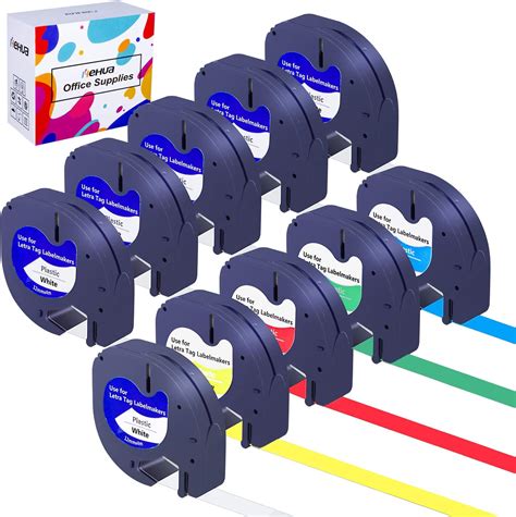 Amazon X Fluorescent Label Tape Replacement For Dymo Letratag