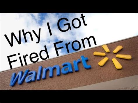 Why I Got Fired From Walmart Asset Protection Youtube