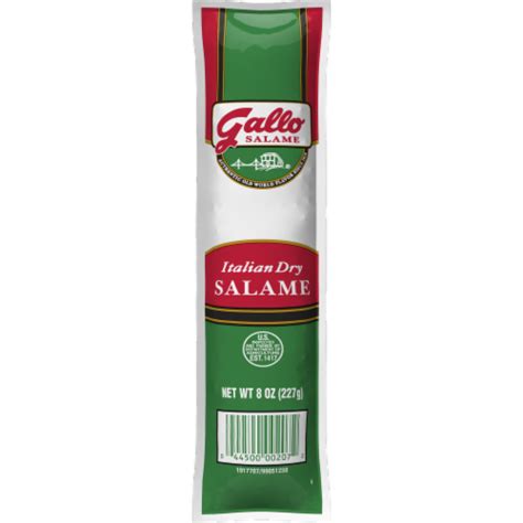 Gallo Salame Italian Dry Salami Chub 8 OZ Fred Meyer