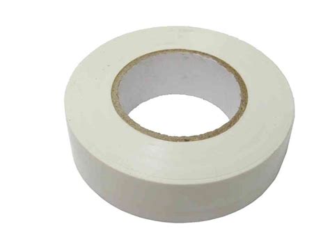 White Pvc Electrical Insulation Tape Mm Wide X M Long