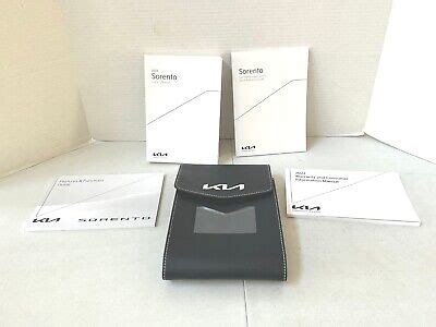 Kia Sorento Owners Manual Set With Case Oem Free Shipping Ebay