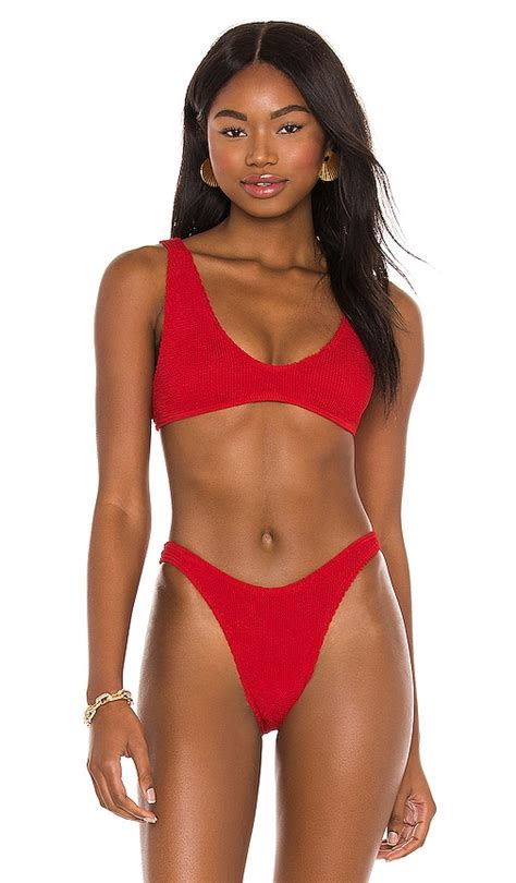 Bond Eye Scout Bikini Top In Baywatch Red Revolve