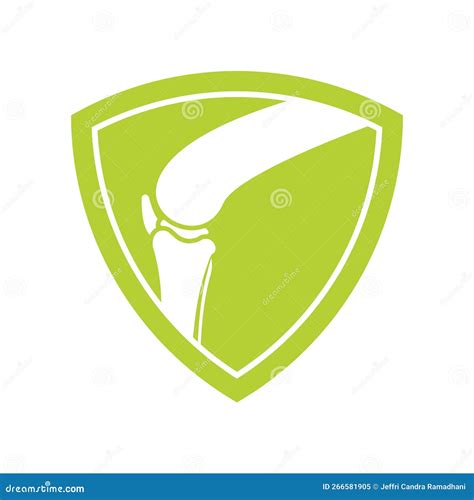 Joint Bones Vector Logo Design for Orthopedic Clinics Stock Vector