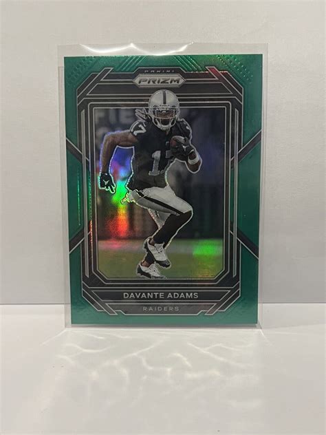 2022 Panini Prizm Davante Adams Green Prizm Las Vegas Raiders 171 EBay