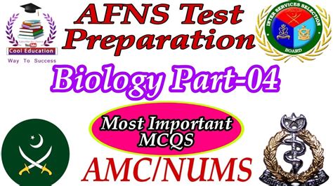 Afns Initial Academic Test Preparation Biology Part Amc Nums Biology