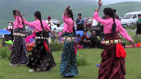 Tibetan Dance By Wendu Girls Youtube