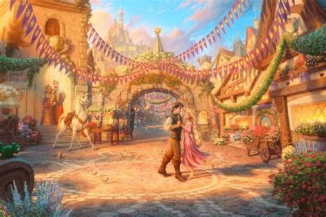 Disney Paintings For Valentine S Day Thomas Kinkade Carmel Monterey