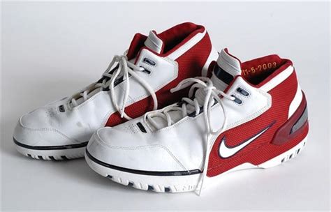 2003-04 Lebron James Game Worn Rookie Season Shoes