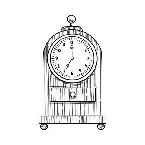 Clocks Watches Timer Alarm Drawings Illustrations 3490478 Vector Art At