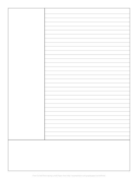 A Blank Paper With Lines On It