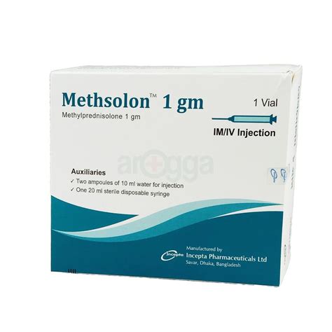 Methsolon 1 Gm IV IM 1gm Vial Injection Arogga Online Pharmacy