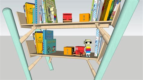 Rak Buku Anak 3d Warehouse